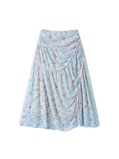 Bunny Lace Asymmetrical Skirt Set【s0000017690】