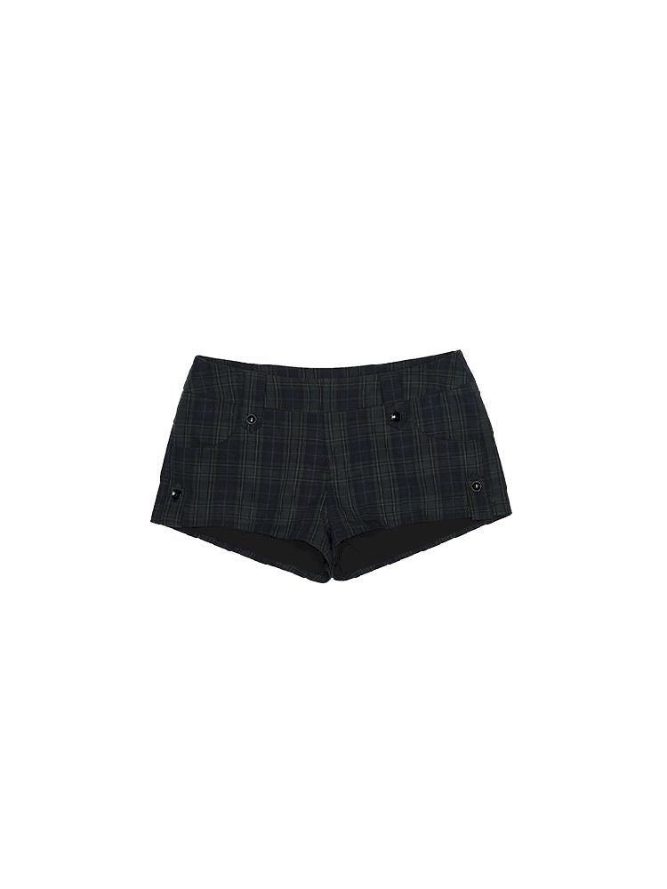 Low-waist Slim A-line Suit Shorts【s0000011618】