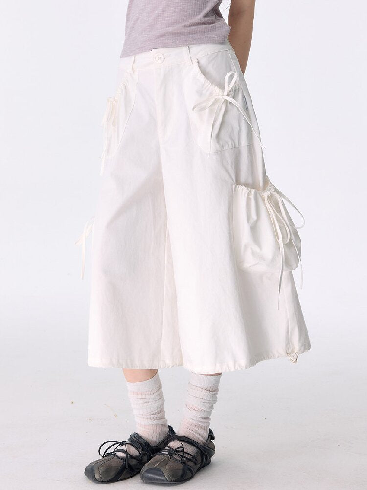 Multi-Pocket Wide-Leg Casual Pants【s0000017672】