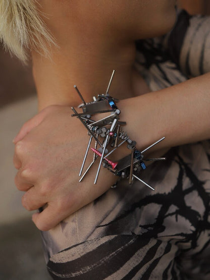Handmade Irregular Heavy Punk Bracelet【s0000018913】