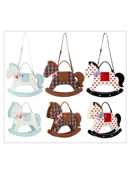 Horse Rolling Trojan Tote Bag【s0000015381】