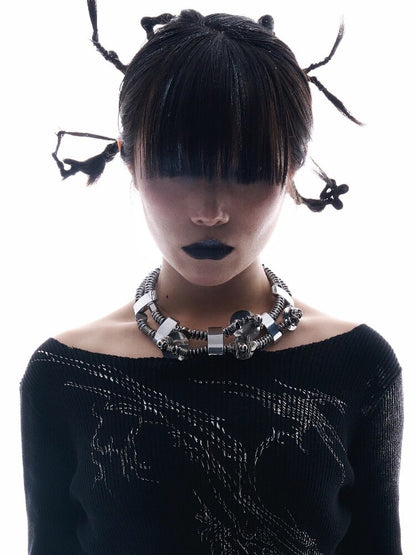 Nihilistic Mad Max Choker Necklace【s0000018839】