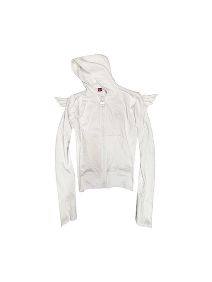 Angel Wings Crown Zip Sweatshirt【s0000018344】