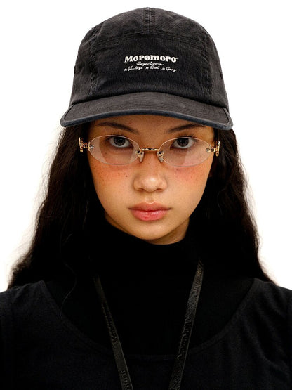 Washed Cotton Embroidered Cap【s0000016082】