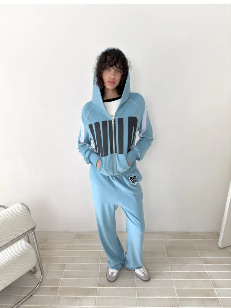 Oversized Activewear Set with Sweatpants【s0000014211】