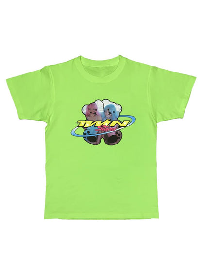Dopamine Street Positive Shoulder T-Shirt【s0000012462】