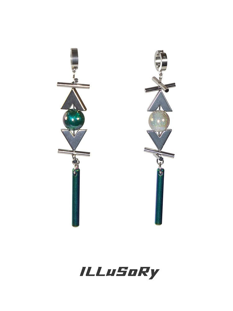 Futuristic Punk Heavy Earrings【s0000018820】