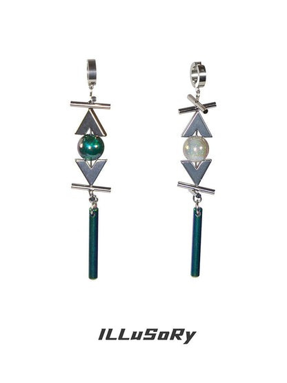 Futuristic Punk Heavy Earrings【s0000018820】