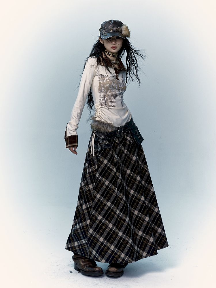 Long A-line Skirt【s0000011435】