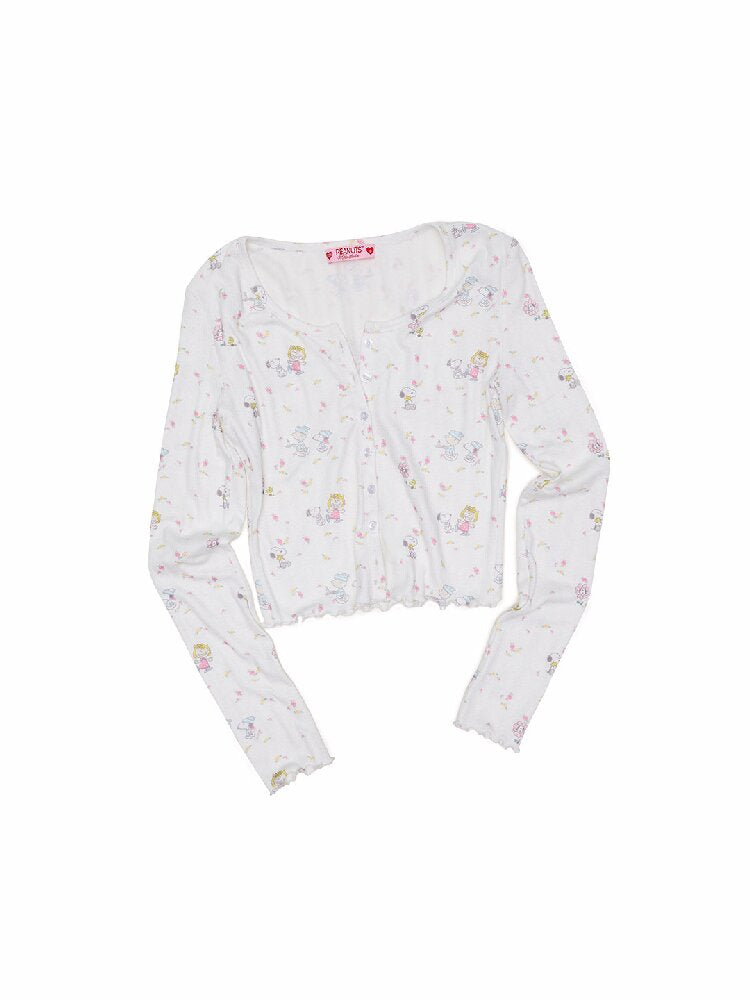 Floral Summer Pajama Shorts Set【s0000016923】