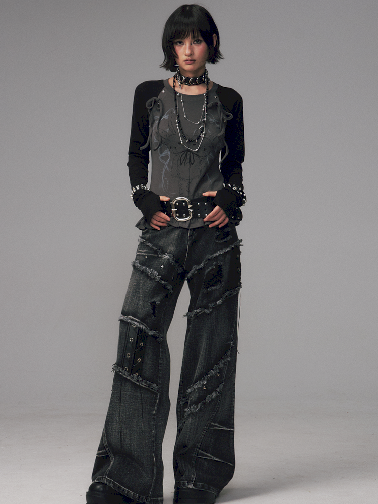 Stretch Slim-Fit Raglan Sleeve T-Shirt【s0000014457】