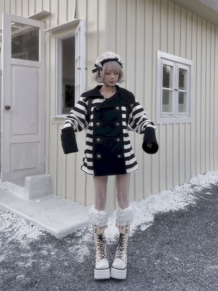 Padded Oversize Sweatshirt Jacket【s0000011345】