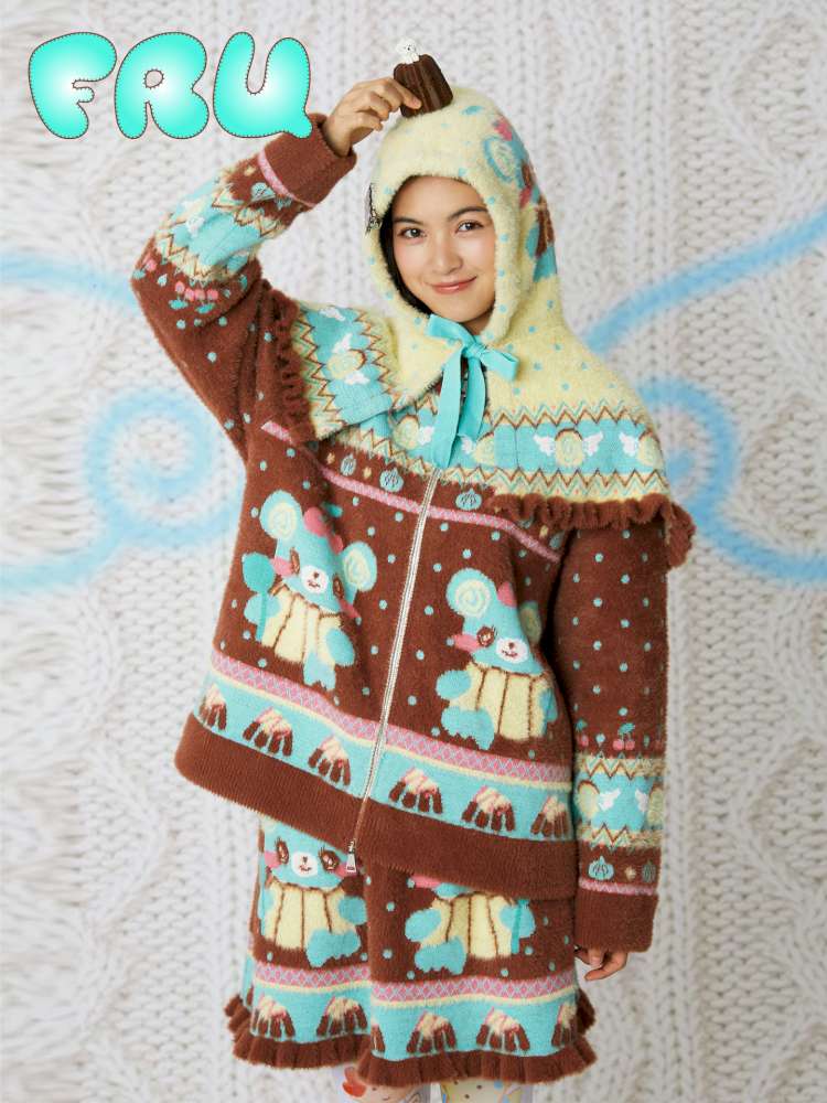 Chocolate Bear Sweater Knit Set【s0000014857】