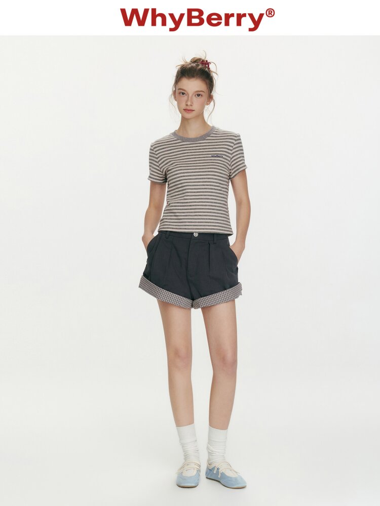 Midsummer Vintage Striped T-Shirt【s0000015684】