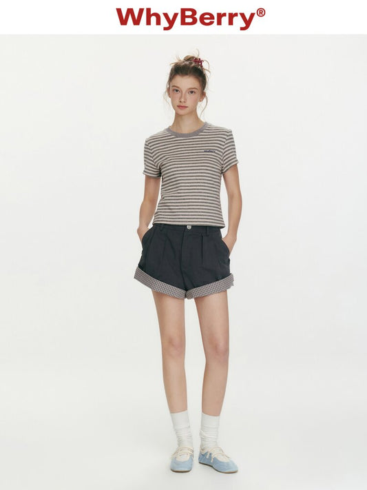Midsummer Vintage Striped T-Shirt【s0000015684】