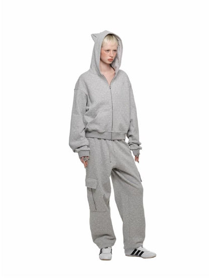 Cat's Claw Casual Sports Drawstring Sweatpants【s0000011583】