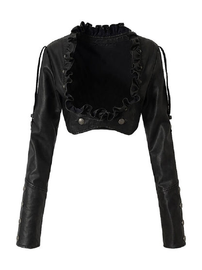 Baroque Napoleon Leather Jacket【s0000017992】