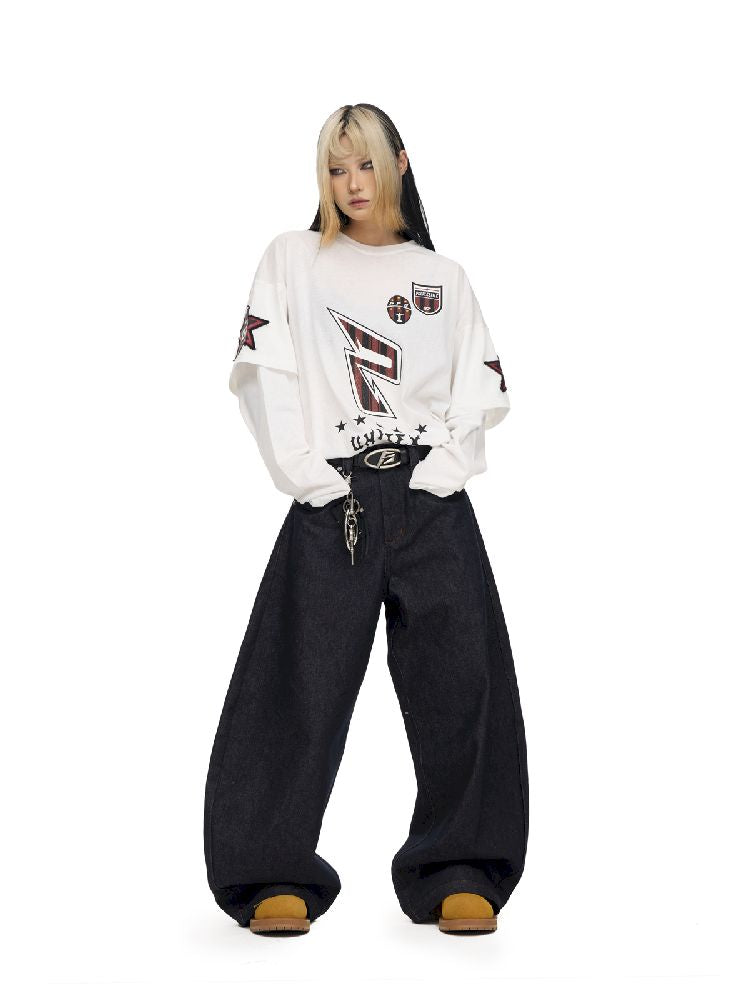 Embroidery Quick Dry Long Sleeve T-Shirt【s0000011695】