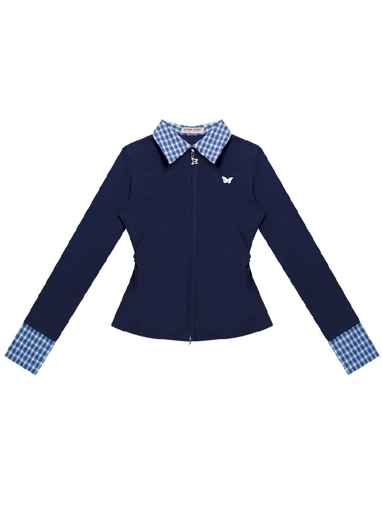 Slim Long Sleeve Blouse【s0000011685】