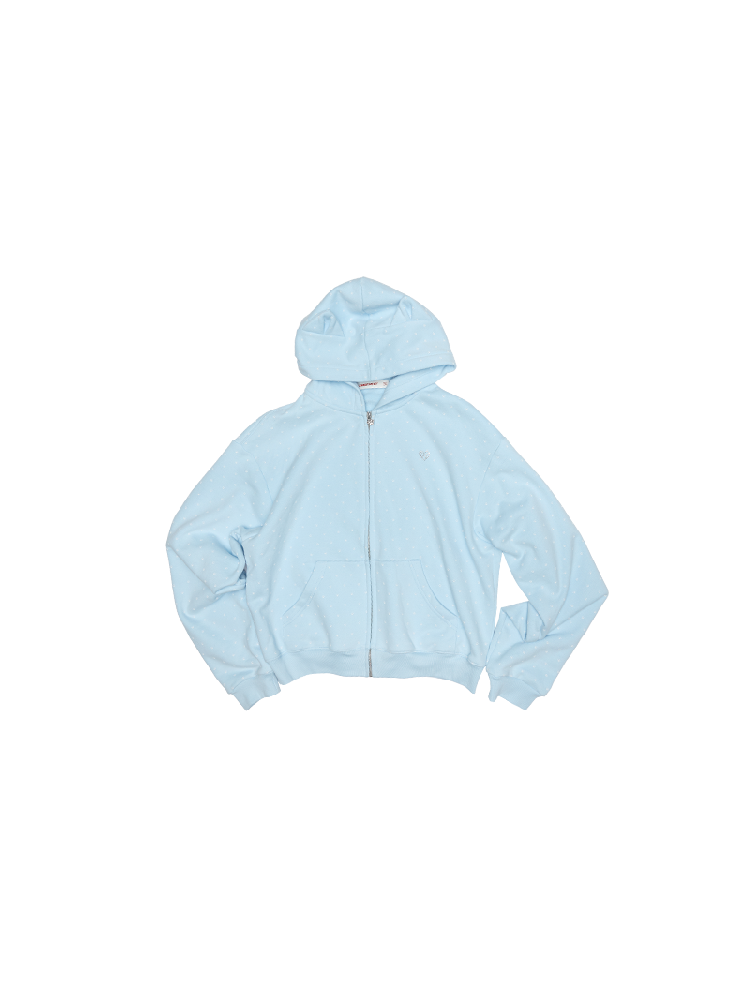 Cat Ears Hooded Cardigan Sweatshirt【s0000011580】