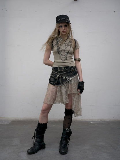 Two Wear Short Sleeve T-Shirt【s0000012619】