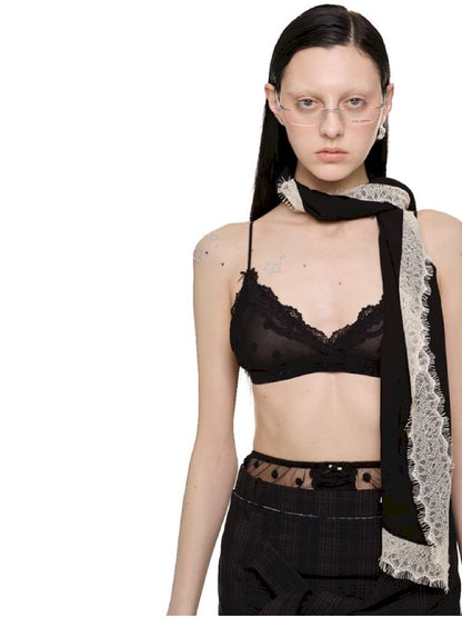 Lace Triangle Cup Corset【s0000011601】