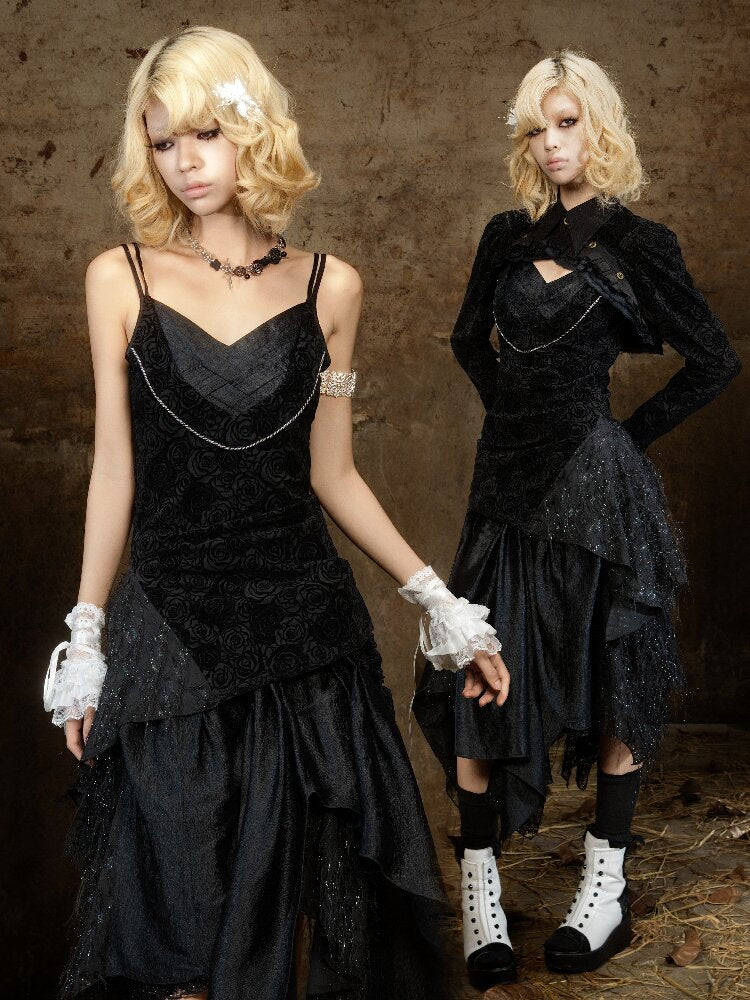 Mid Length Retro Gothic Camisole【s0000018381】