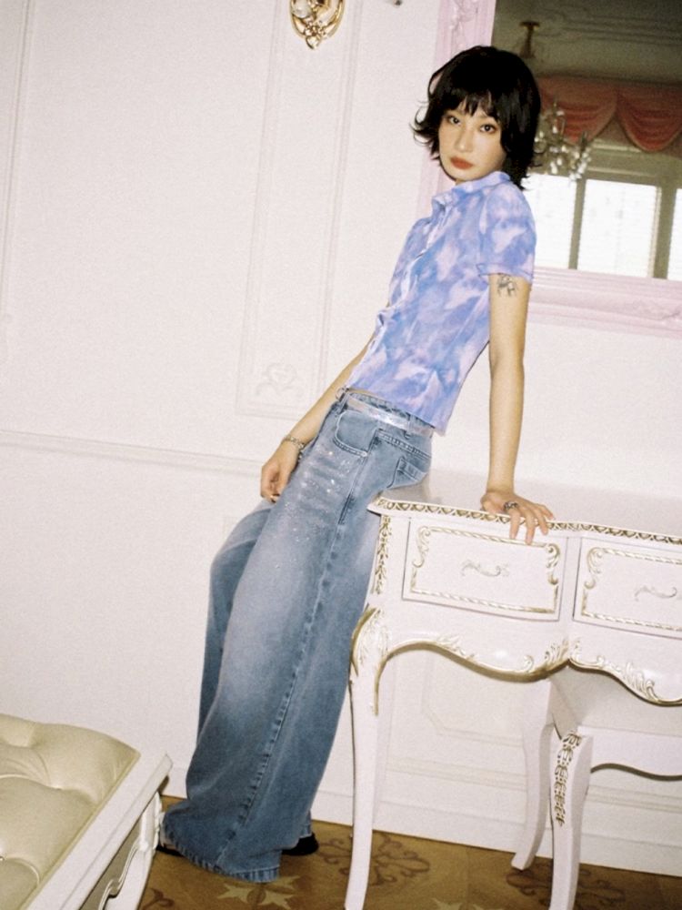 Low Waist Wide Leg Pants【s0000012298】