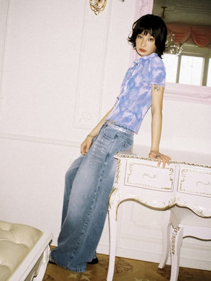 Low Waist Wide Leg Pants【s0000012298】