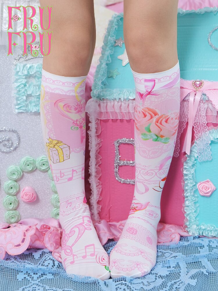 Vintage Print Breathable Socks【s0000017459】