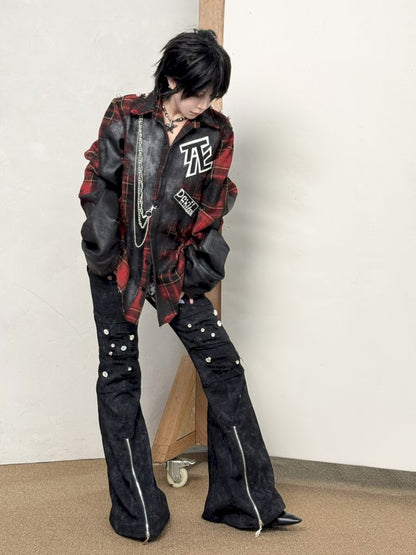 Stained Shirt Jacket【s0000013715】