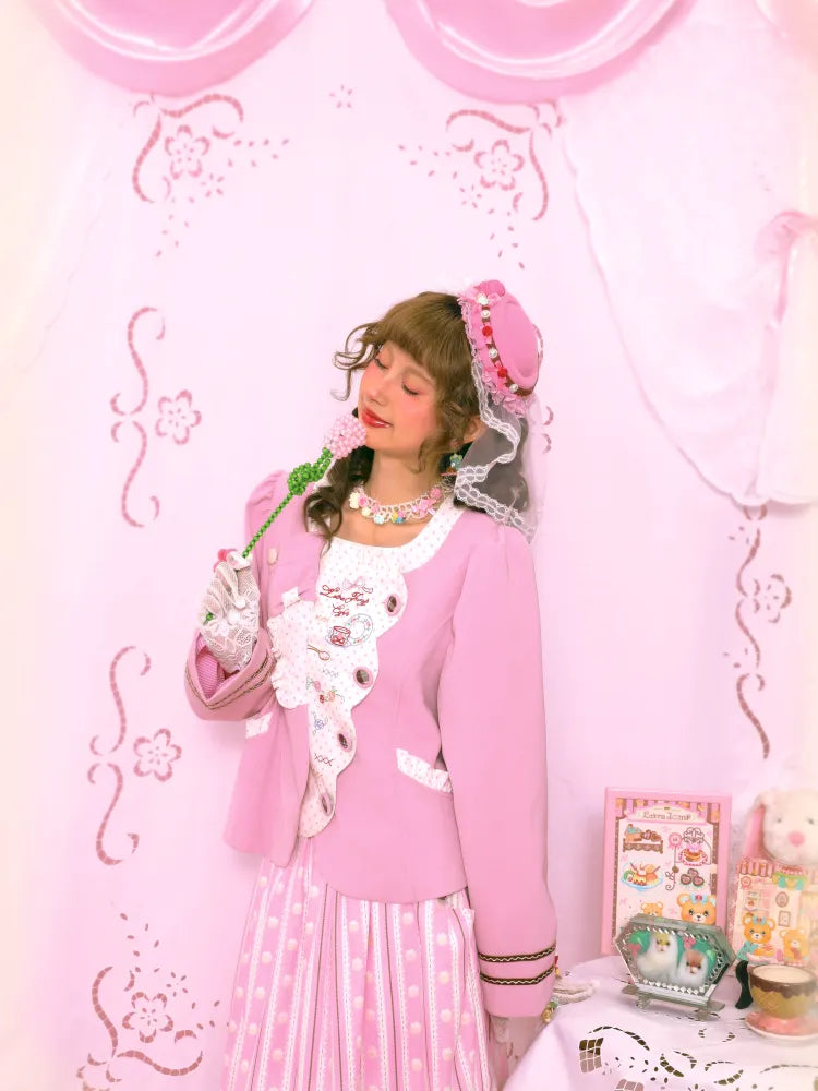 Patchwork Embroidered Tea Break Blazer【s0000014160】