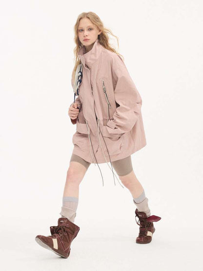 Twist Pocket Drawstring Jacket【s0000015416】