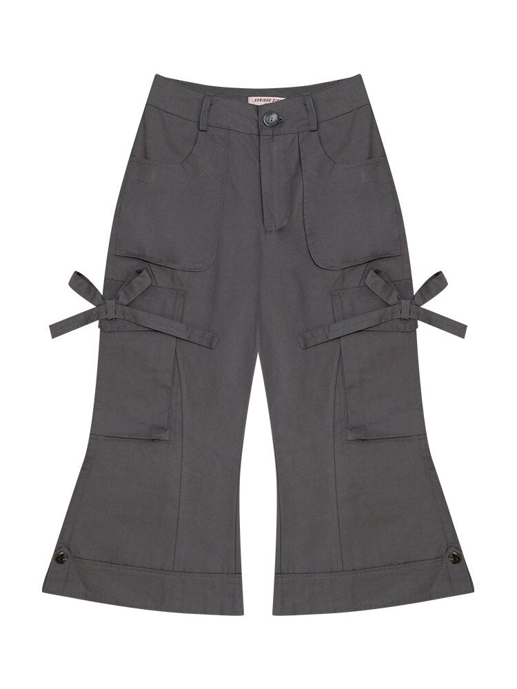 High-Waist Slimming Flared Pants【s0000017669】