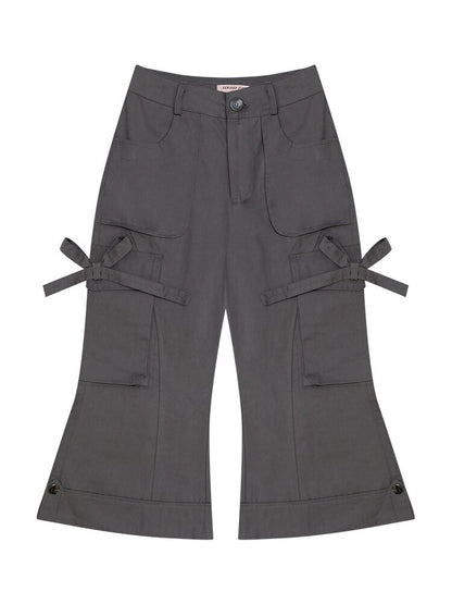 High-Waist Slimming Flared Pants【s0000017669】