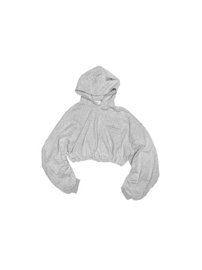 Cat Ears Short Heavyweight Hooded Sweatshirt【s0000011584】