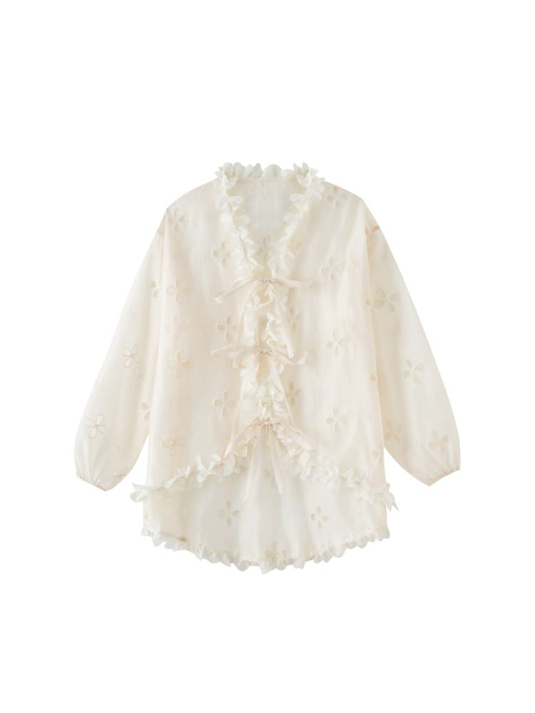 Thin long-sleeved vacation wind sun shirt【s0000013589】