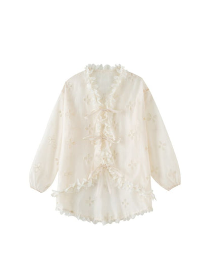 Thin long-sleeved vacation wind sun shirt【s0000013589】