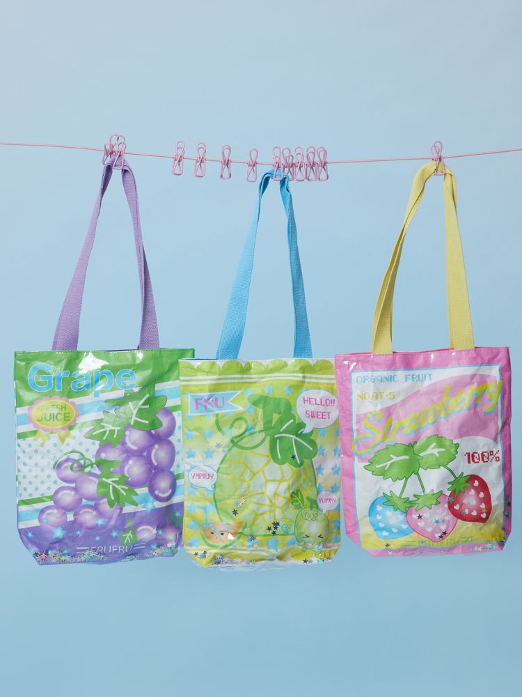 Colorful fruit print shoulder bag【s0000012861】