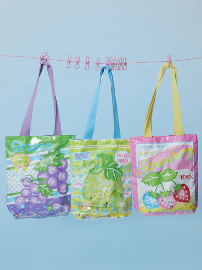 Colorful fruit print shoulder bag【s0000012861】