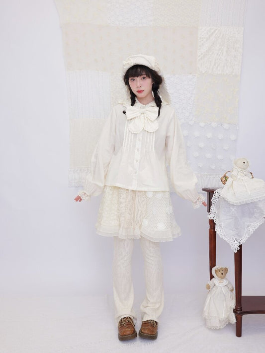 Crochet Patchwork Knitted Pants【s0000016510】