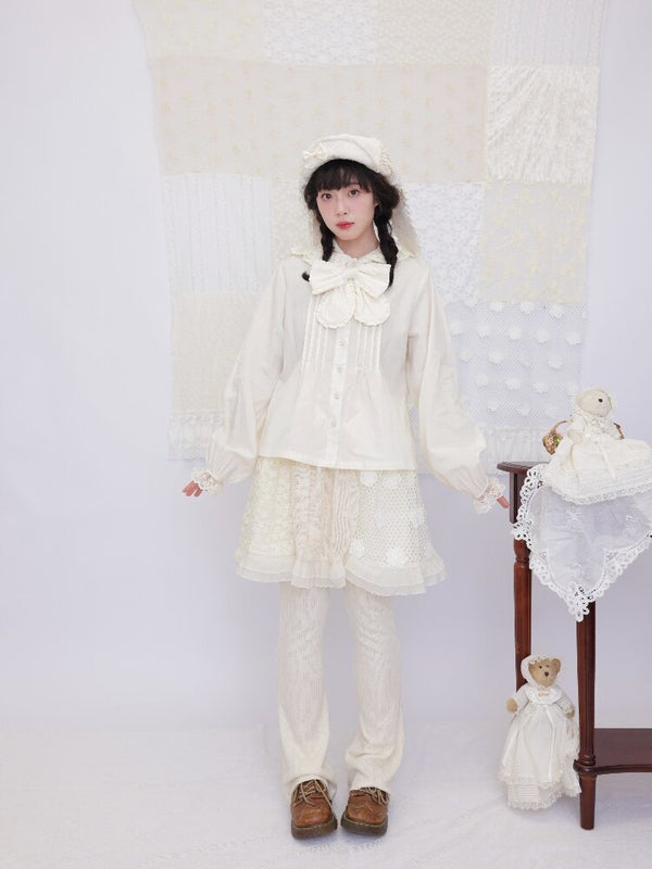 Crochet Patchwork Knitted Pants【s0000016510】