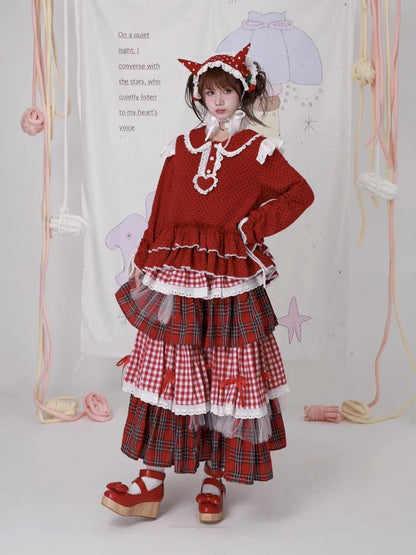 Cute Girl's Christmas Sweatshirt【s0000014108】