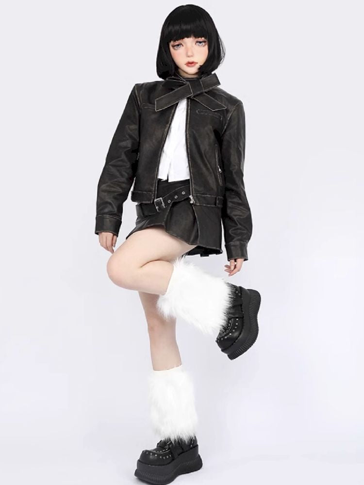 Punk Style Rivet Small Leather Shoes【s0000011712】