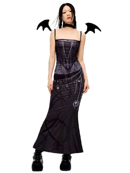 Witch Sling Fishtail Dress [S0000010232]