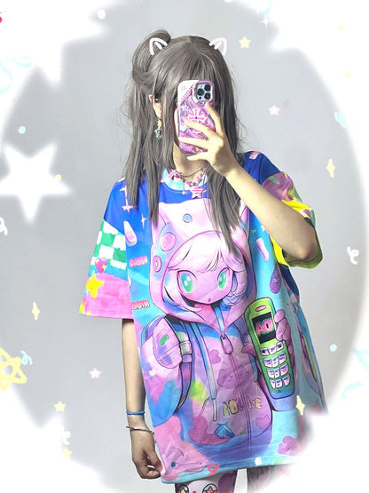 Harajuku wind cartoon tops【s0000013278】