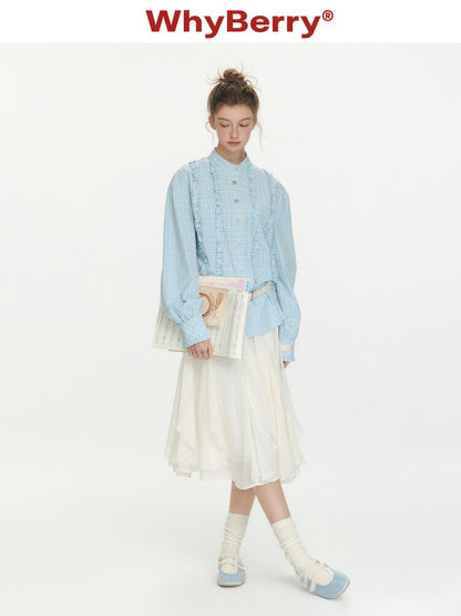 Night Dew Rose Chiffon Lace Skirt【s0000015667】