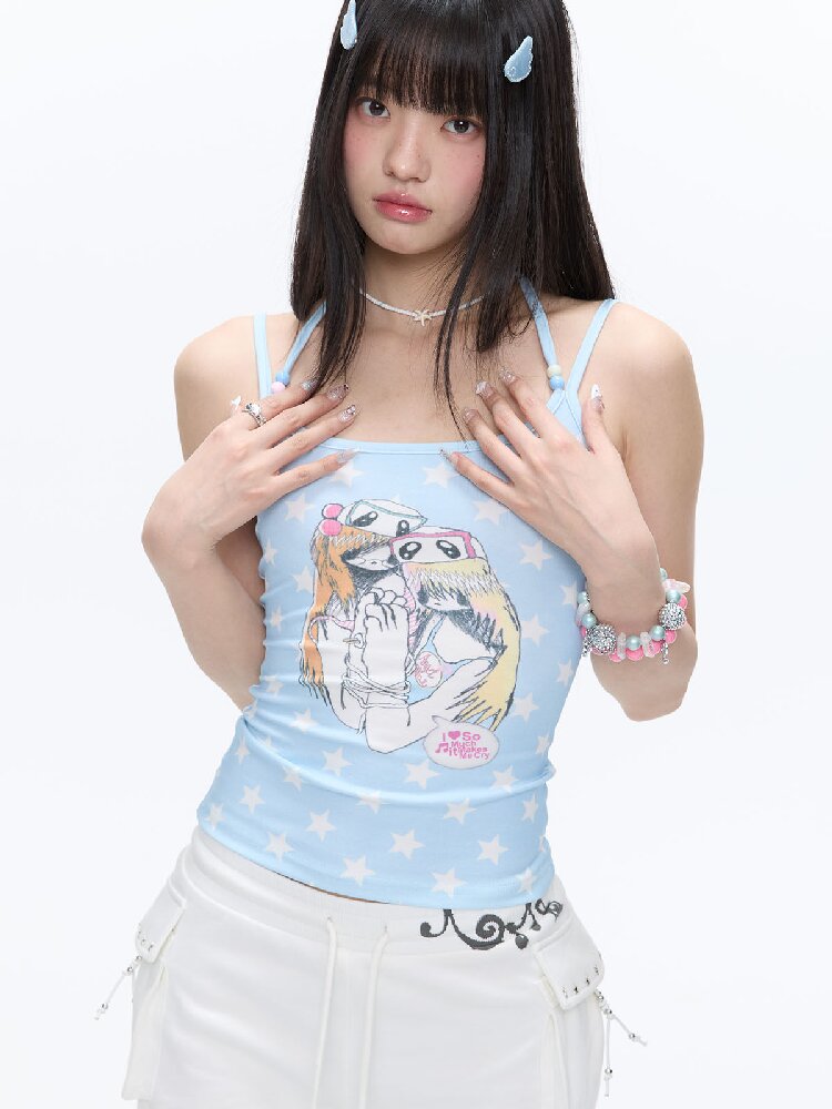 Childlike Beaded Camisole Top【s0000016409】