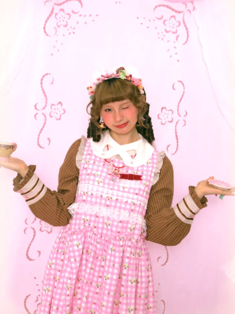 Bunny Sweet Lace Loose Tank Dress【s0000014163】