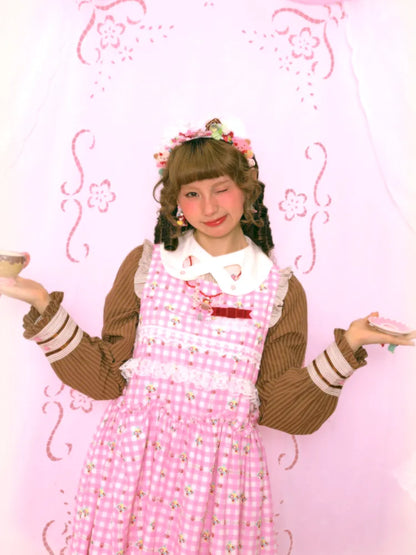 Bunny Sweet Lace Loose Tank Dress【s0000014163】